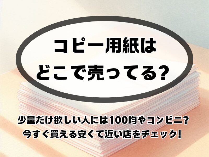 コピー用紙どこで売ってる 255
