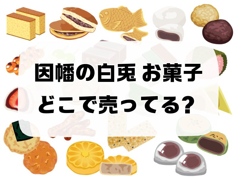 因幡の白兎 お菓子 どこで売ってる 256