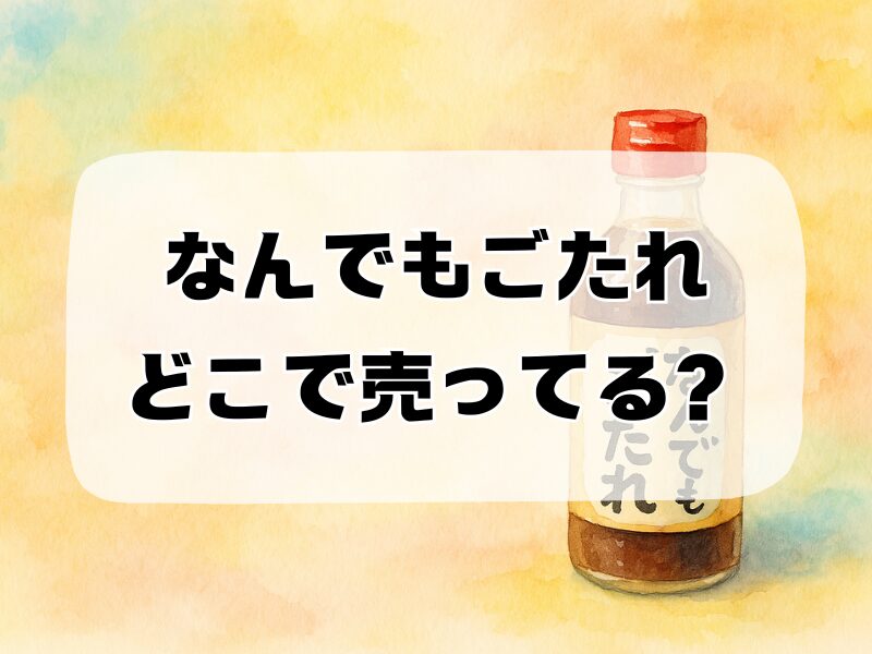 なんでもごたれどこで売ってる 257