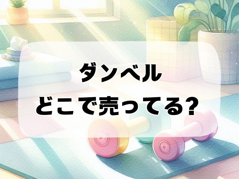 ダンベルどこで売ってる 257