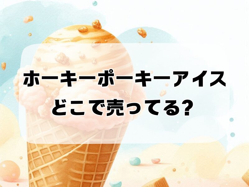 ホーキーポーキー アイス どこで売ってる 257