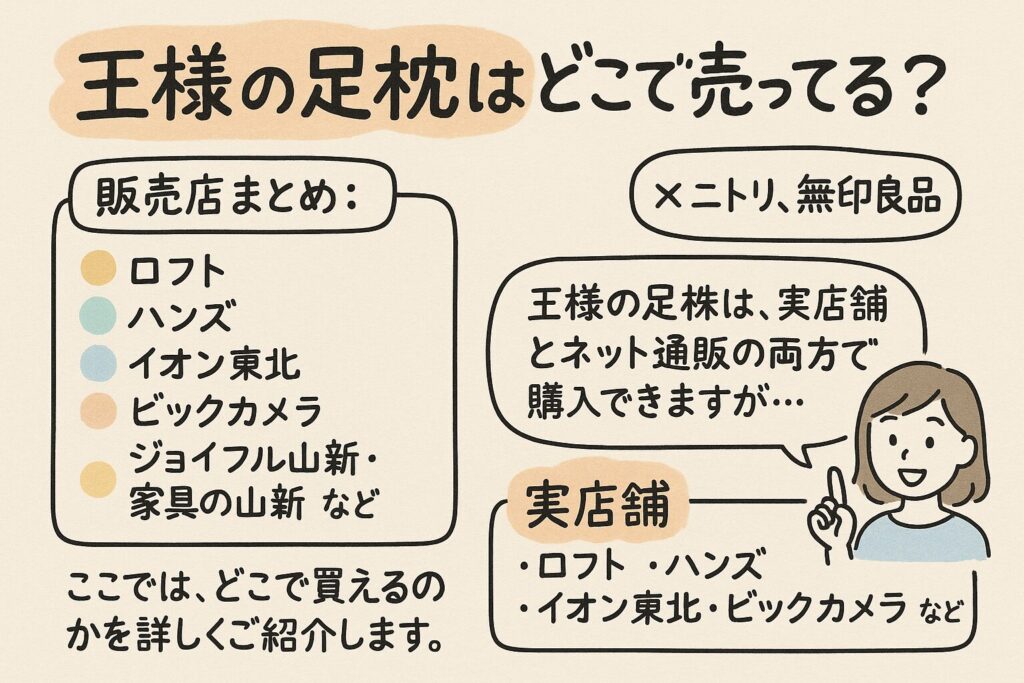 王様の足枕 どこで売ってる 257 a