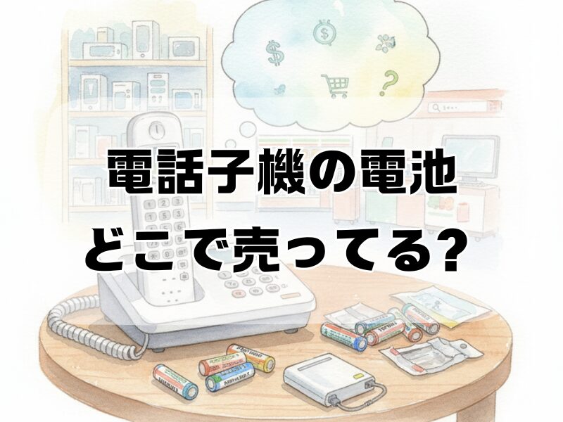 電話 子機 電池 どこで売ってる259 (10)
