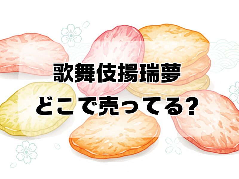 歌舞伎揚瑞夢 どこで売ってる2510