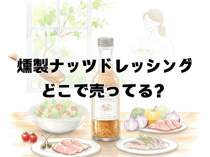 燻製ナッツドレッシングどこで売ってる2510