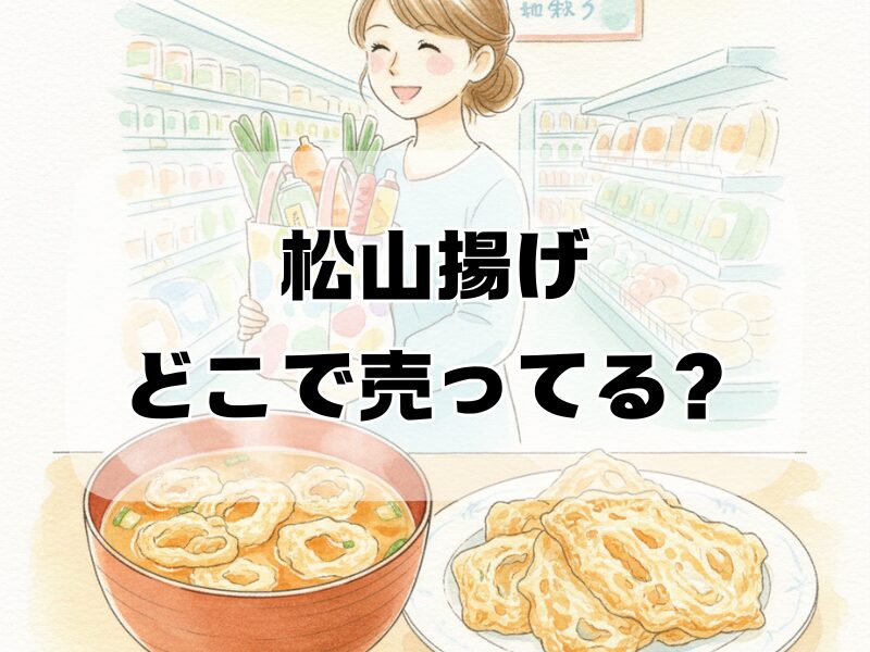 松山揚げ どこで売ってる2511 (1)