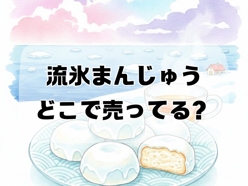 流氷まんじゅうどこで売ってる 2511