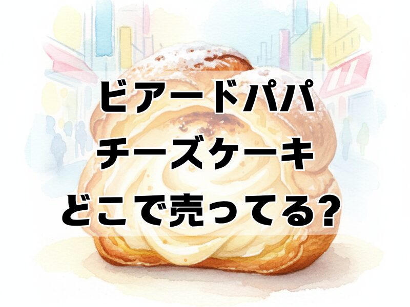ビアードパパ チーズケーキ どこで売ってる2512 (9)