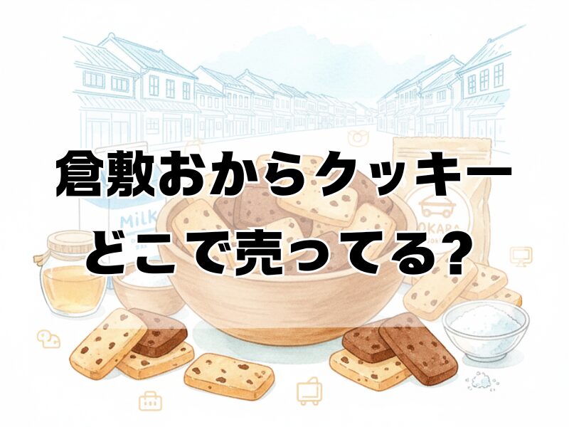 倉敷おからクッキー どこで売ってる2512