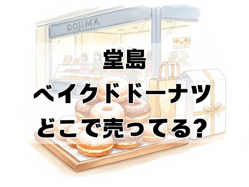 堂島ベイクドドーナツ どこで売ってる2512 (18)