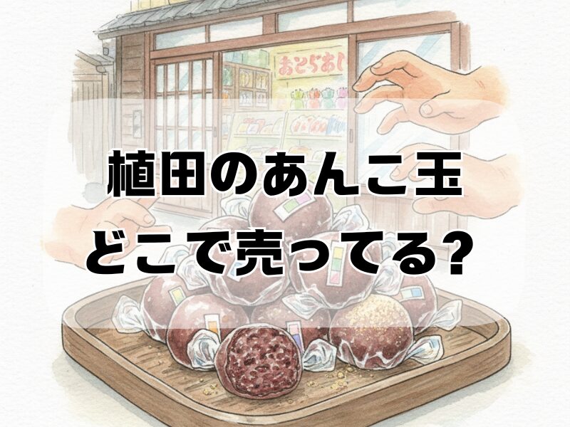 植田のあんこ玉どこで売ってる2512 (2)
