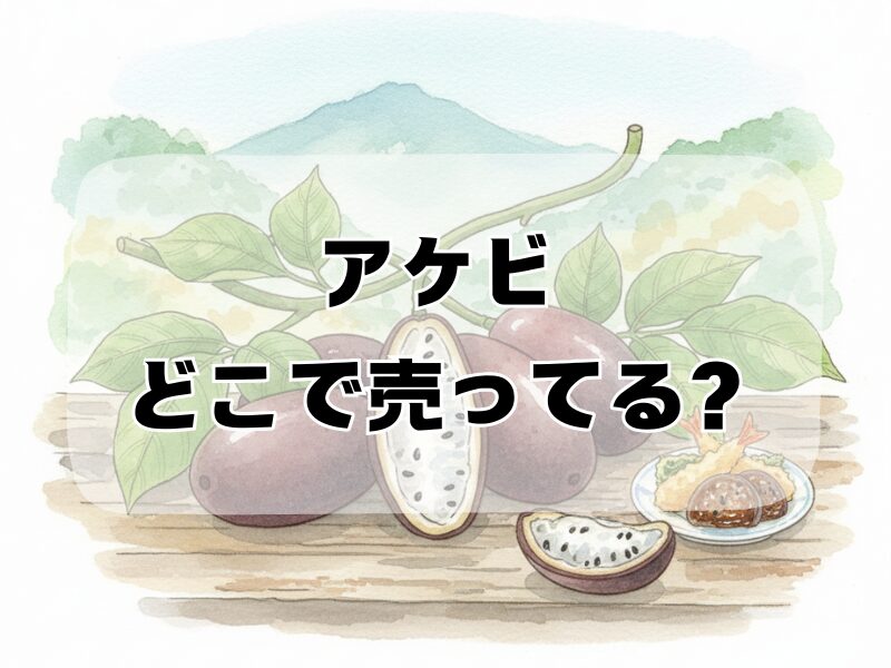 アケビ どこで売ってる