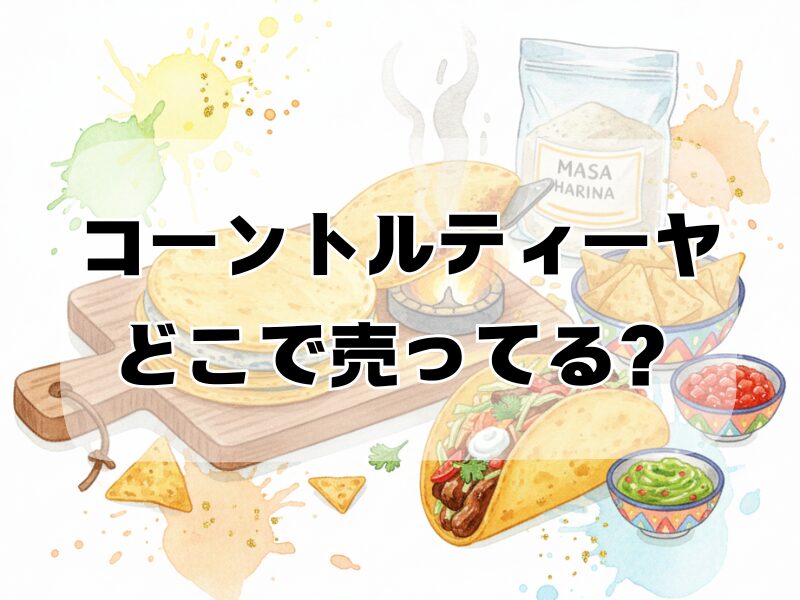 コーントルティーヤ どこで売ってる