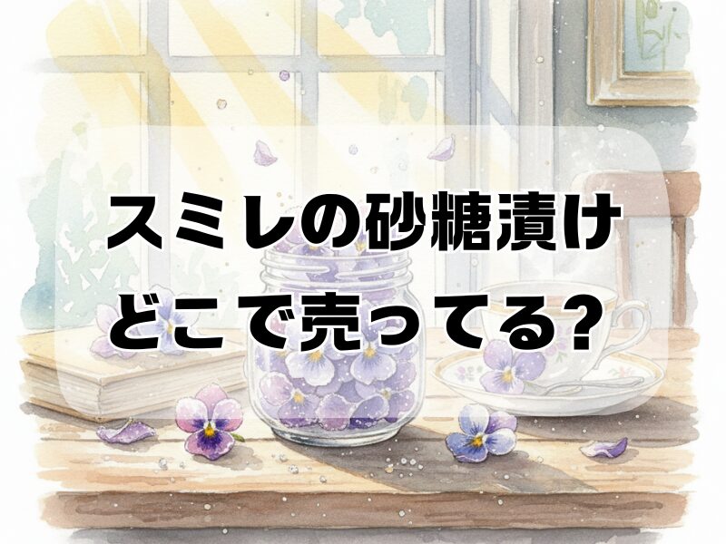 スミレの砂糖漬け どこで売ってる