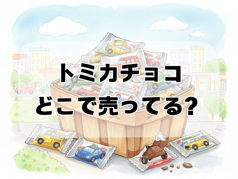 トミカチョコどこで売ってる