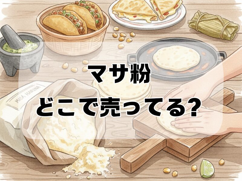 マサ粉 どこで売ってる