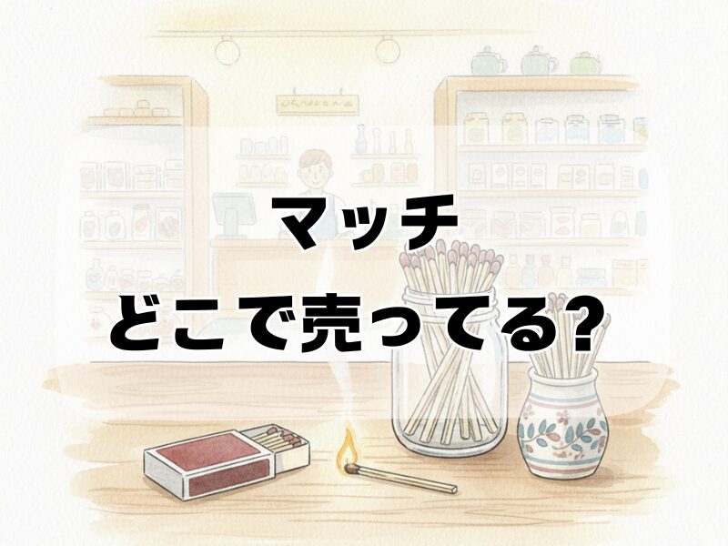 マッチどこで売ってる