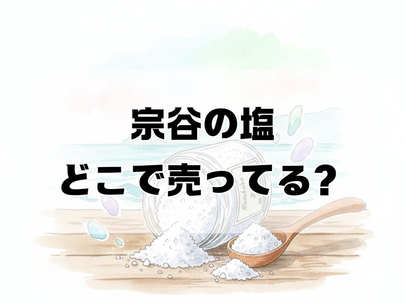 宗谷の塩 どこで売ってる