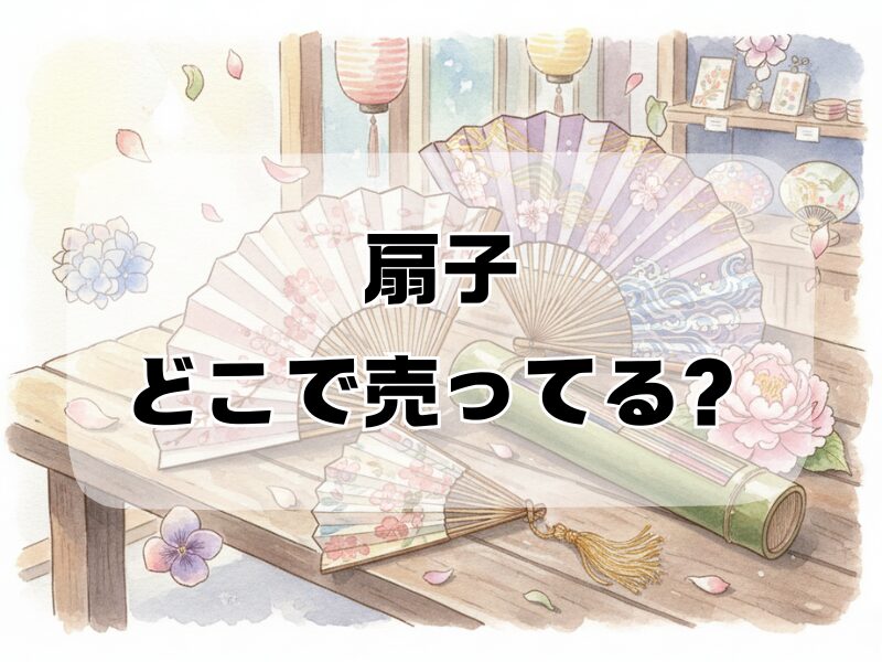 扇子どこで売ってる