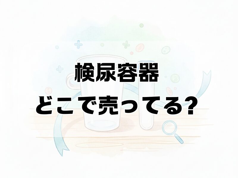 検尿容器 どこで売ってる