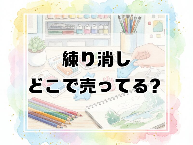 練り消しどこで売ってる