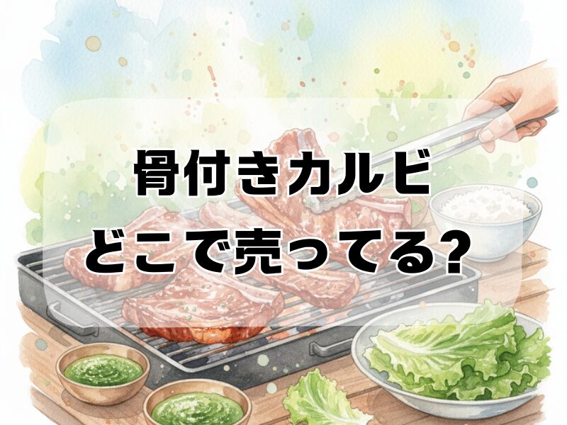 骨付きカルビ どこで売ってる