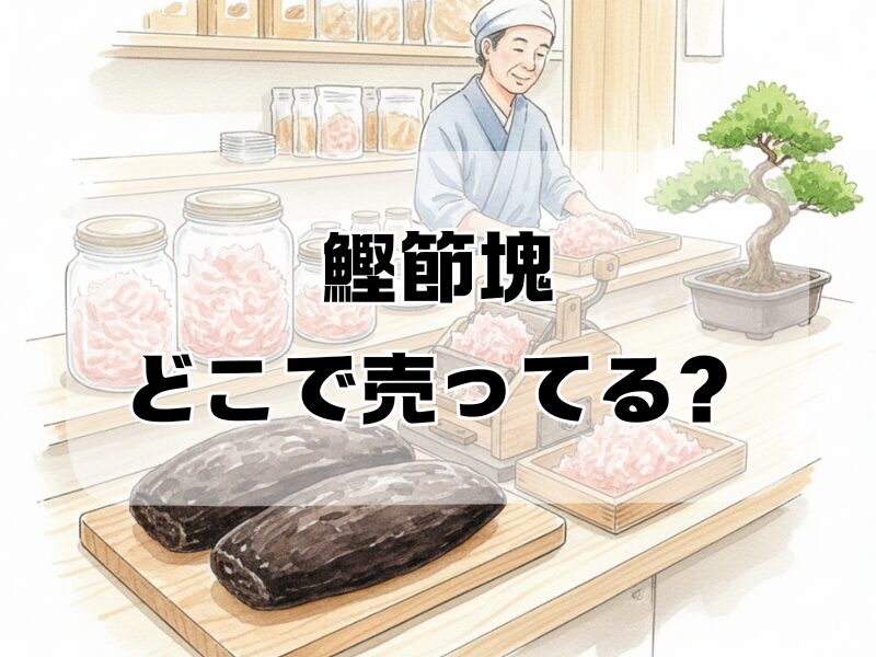 鰹節塊どこで売ってる