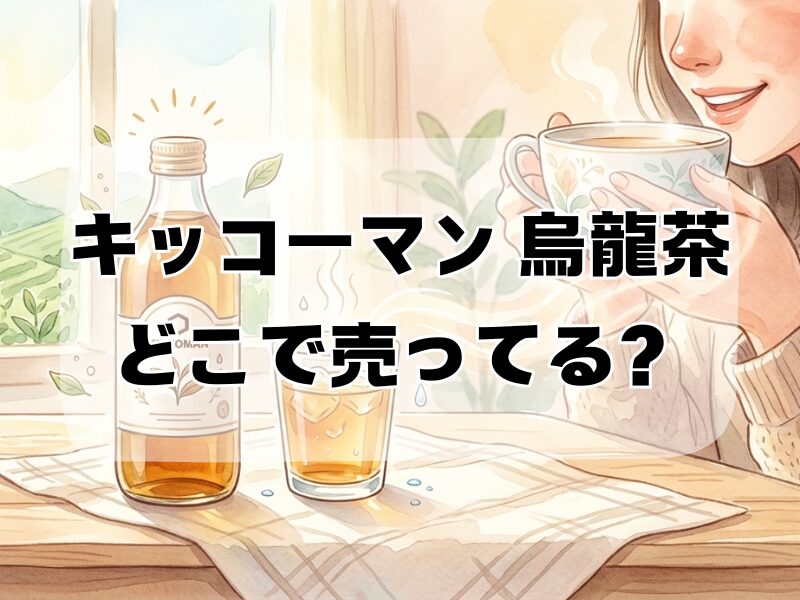 キッコーマン 烏龍茶 どこで売ってる