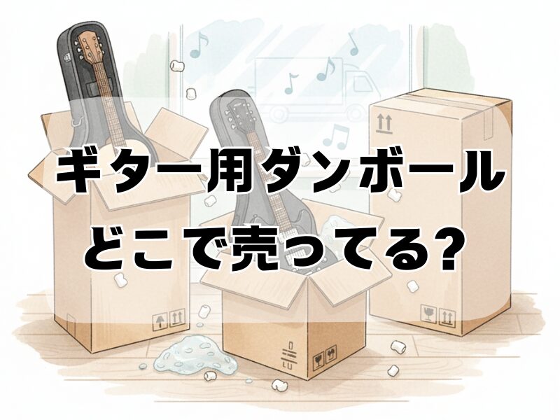 ギター用ダンボール どこで売ってる