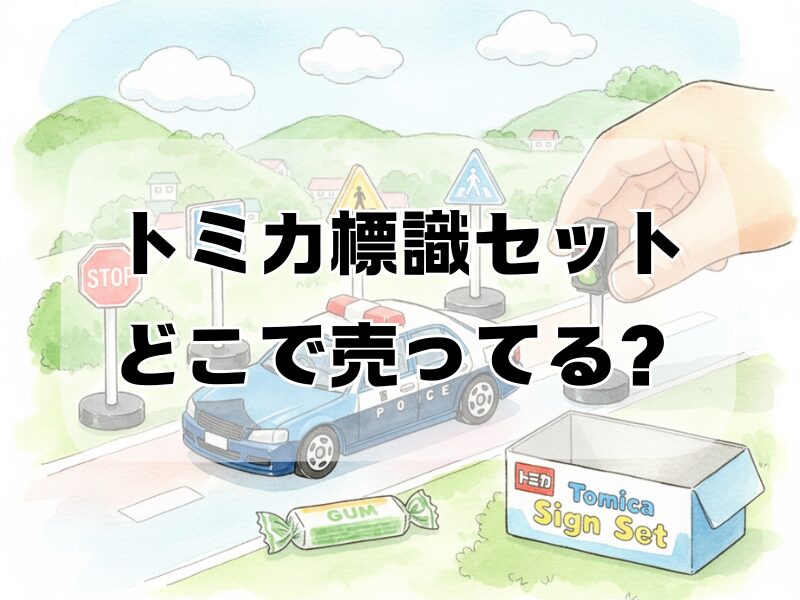 トミカ標識セット食玩どこで売ってる