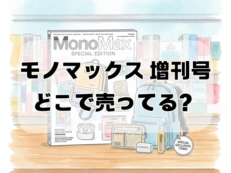 モノマックス 増刊号 どこで売ってる