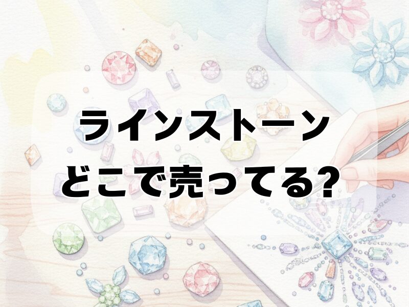 ラインストーンどこで売ってる