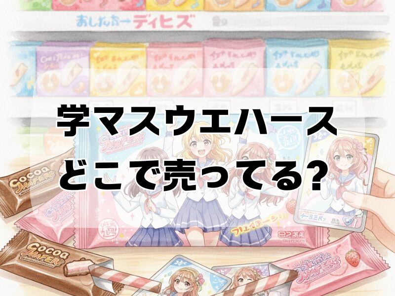 学マスウエハース どこで売ってる