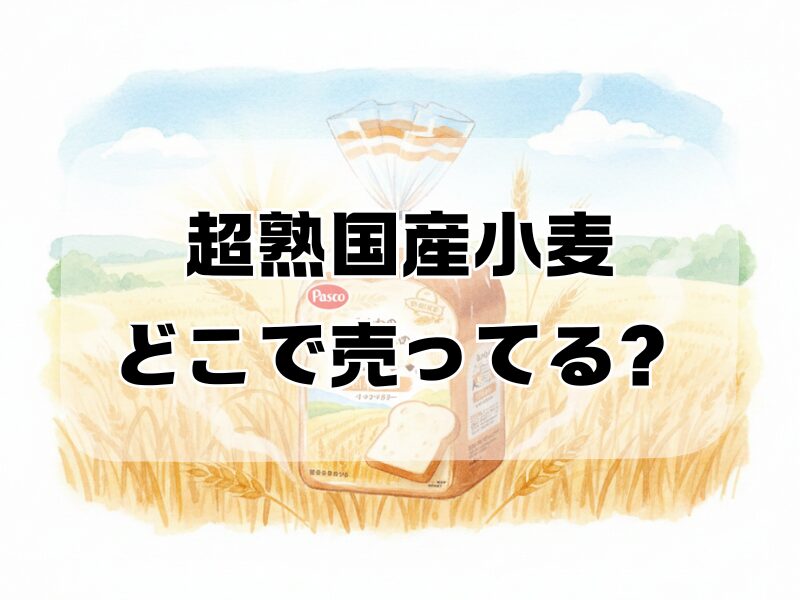 超熟国産小麦どこで売ってる