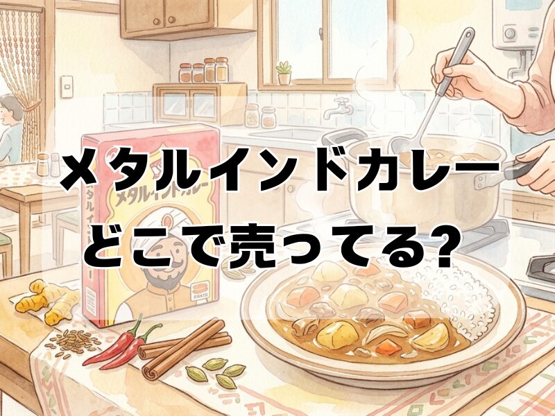 メタルインドカレー どこで売ってる