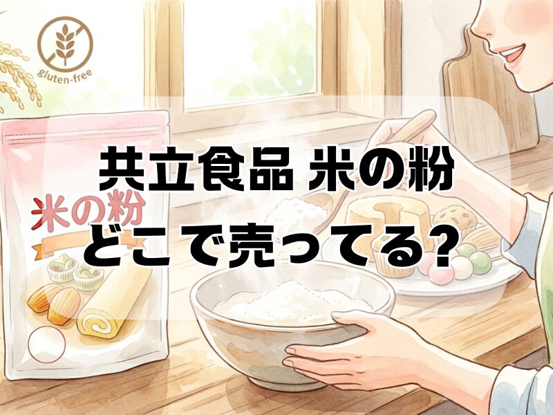 共立食品 米の粉 どこで売ってる