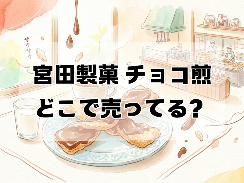 宮田製菓チョコ煎どこで売ってる