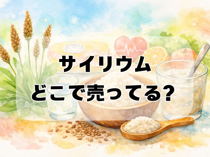 サイリウムどこで売ってる