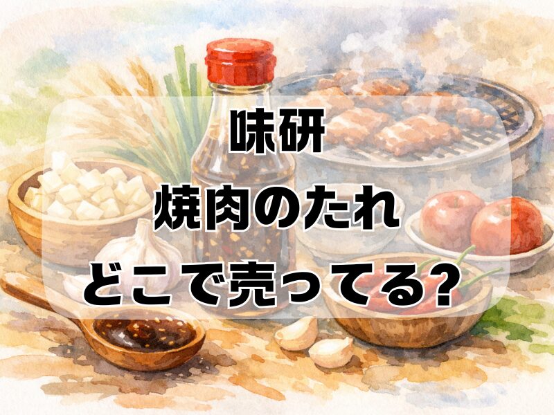 味研焼肉のたれどこで売ってる